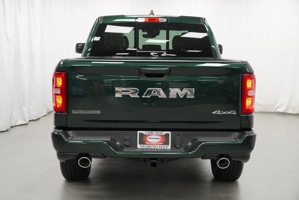 New 2027 Serrano-Green Metallic Exterior Paint RAM Laramie image 10
