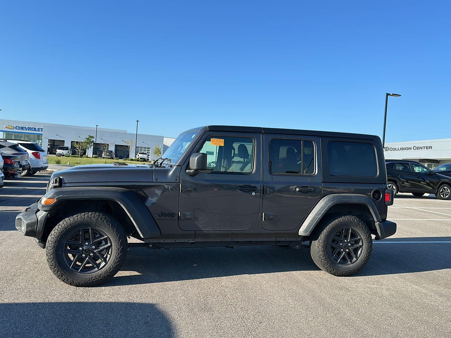 Used 2025 Jeep Wrangler 4-Door Sport S with VIN 1C4PJXDN8SW507111 for sale in Kansas City