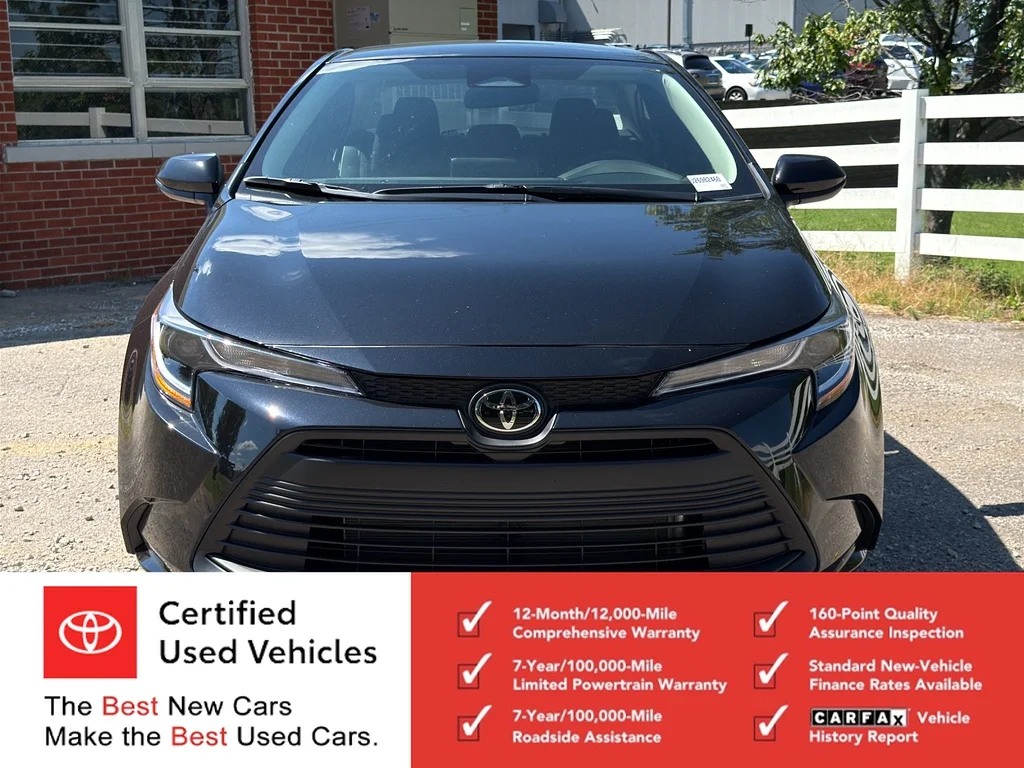 Certified Used 2026 Midnight Black Metallic Toyota LE image 8