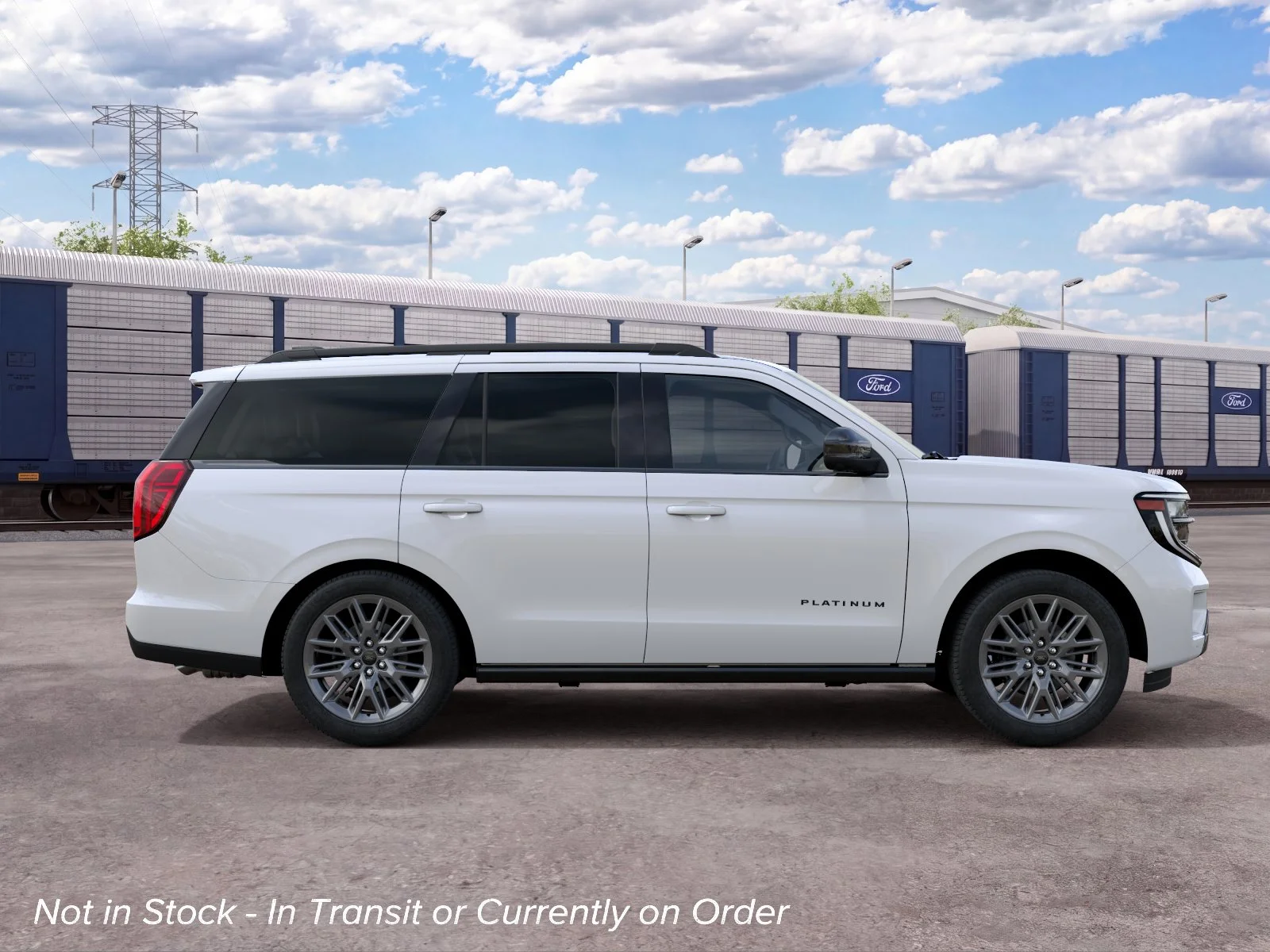 New 2027 Star White Metallic Tri-Coat Ford Platinum image 5