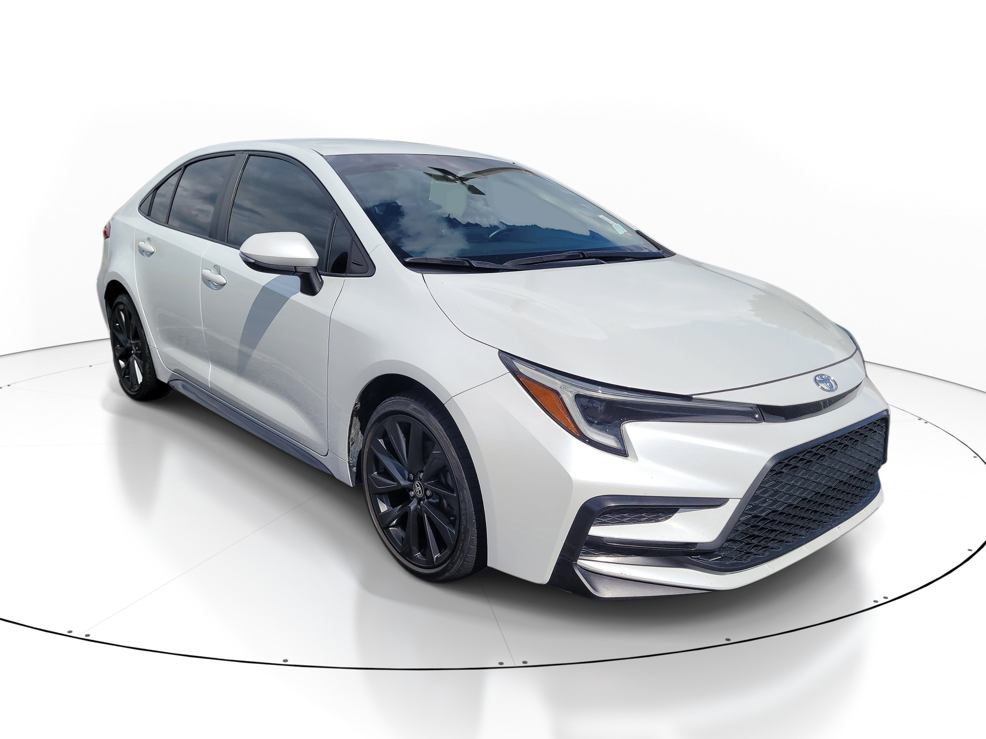Used 2024 Wind Chill Pearl Toyota SE image 1