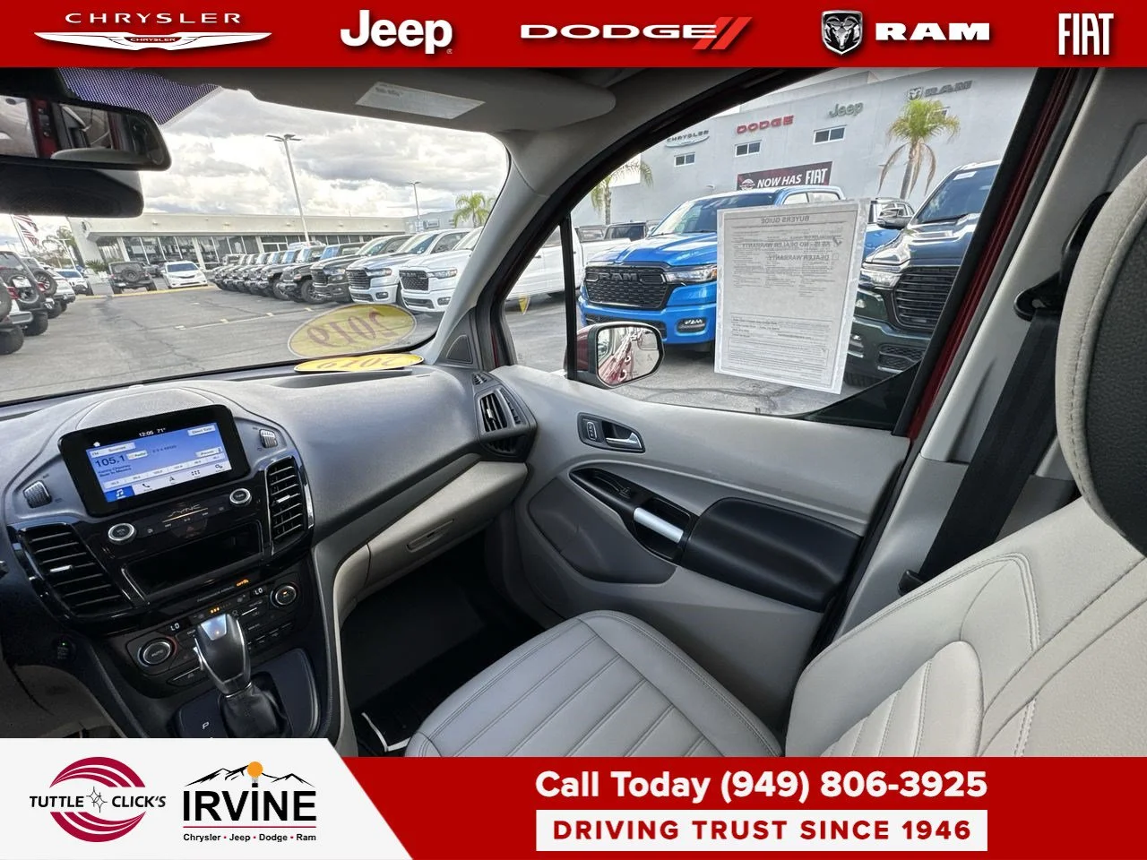 Used 2019 Kapoor Red Metallic Ford Titanium image 3