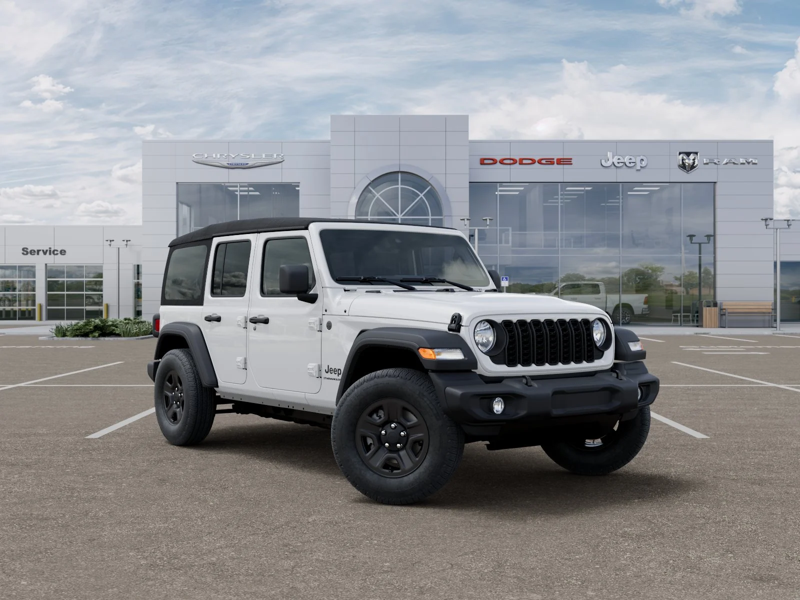 New 2026 Bright White Clearcoat Jeep Sport image 27