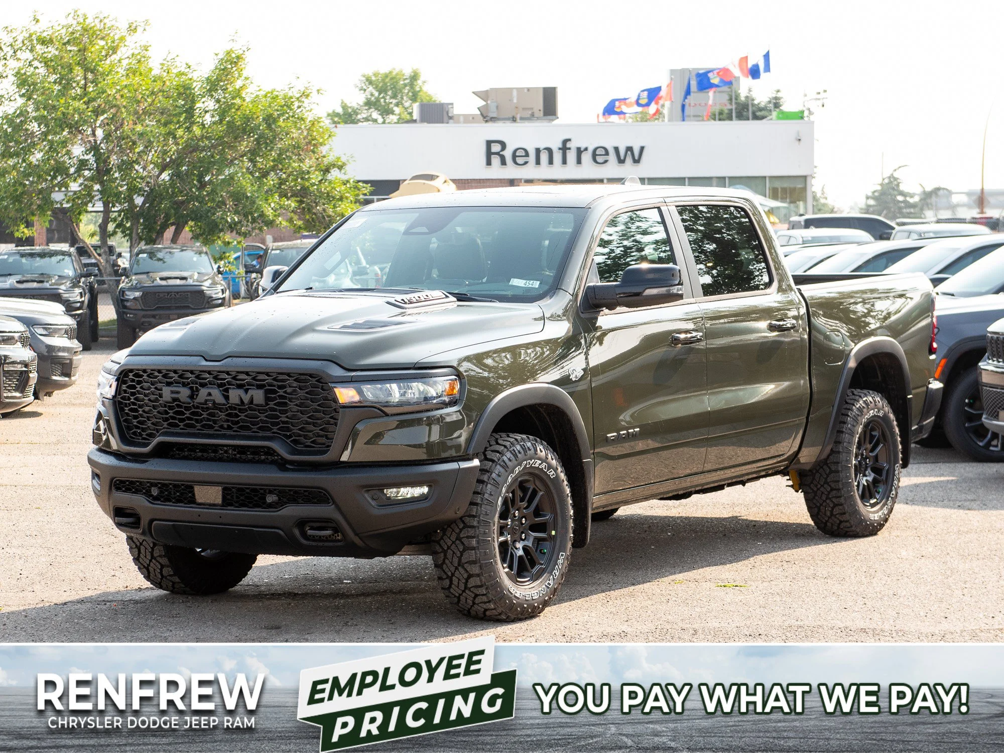 New 2026 Tan RAM Rebel* Crew Cab 4x4, HEMI V8 image 1