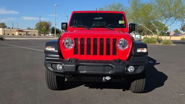 Used 2020 Red Jeep Unlimited Sport S image 3