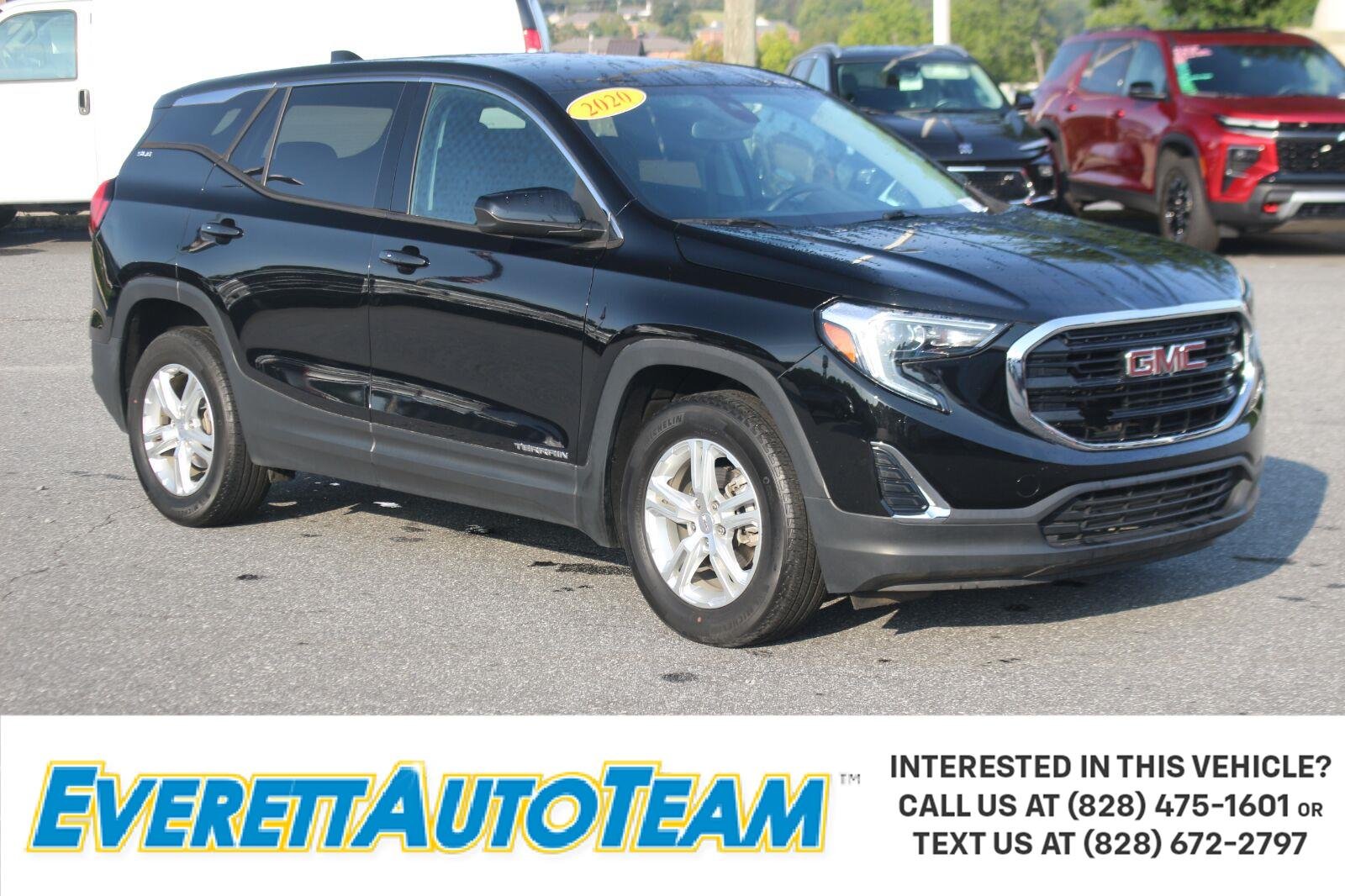 Used 2020 EBONY TWILIGHT METALLIC GMC SLE image 1