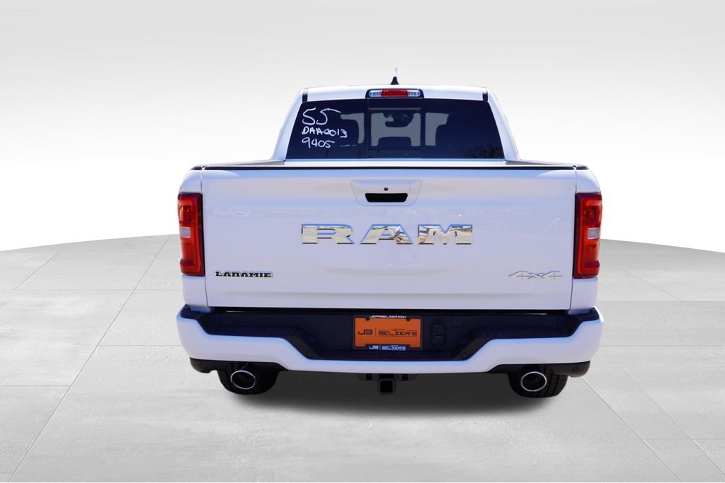 New 2026 Bright White Clear-Coat Exterior Paint RAM Laramie image 4