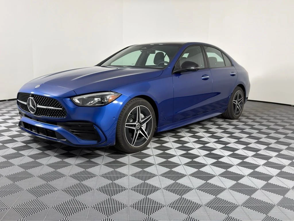 Certified Used 2025 Blue Mercedes-Benz C 300 image 4