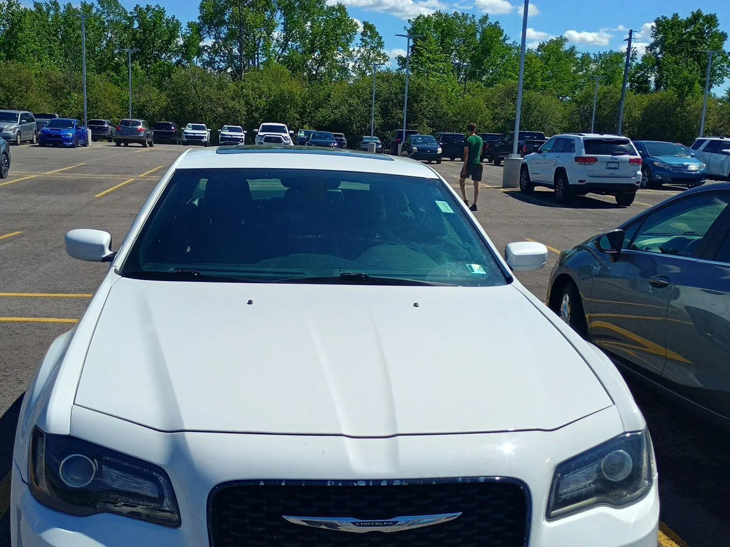 Used 2020 Bright White Clearcoat Chrysler 300S image 2