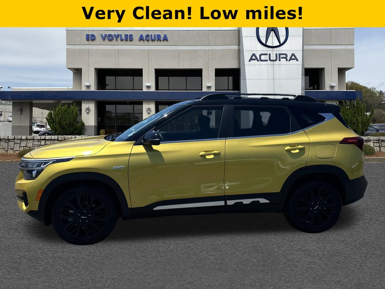 Used 2023 Starbright Yellow/Black Roof Kia Nightfall image 8