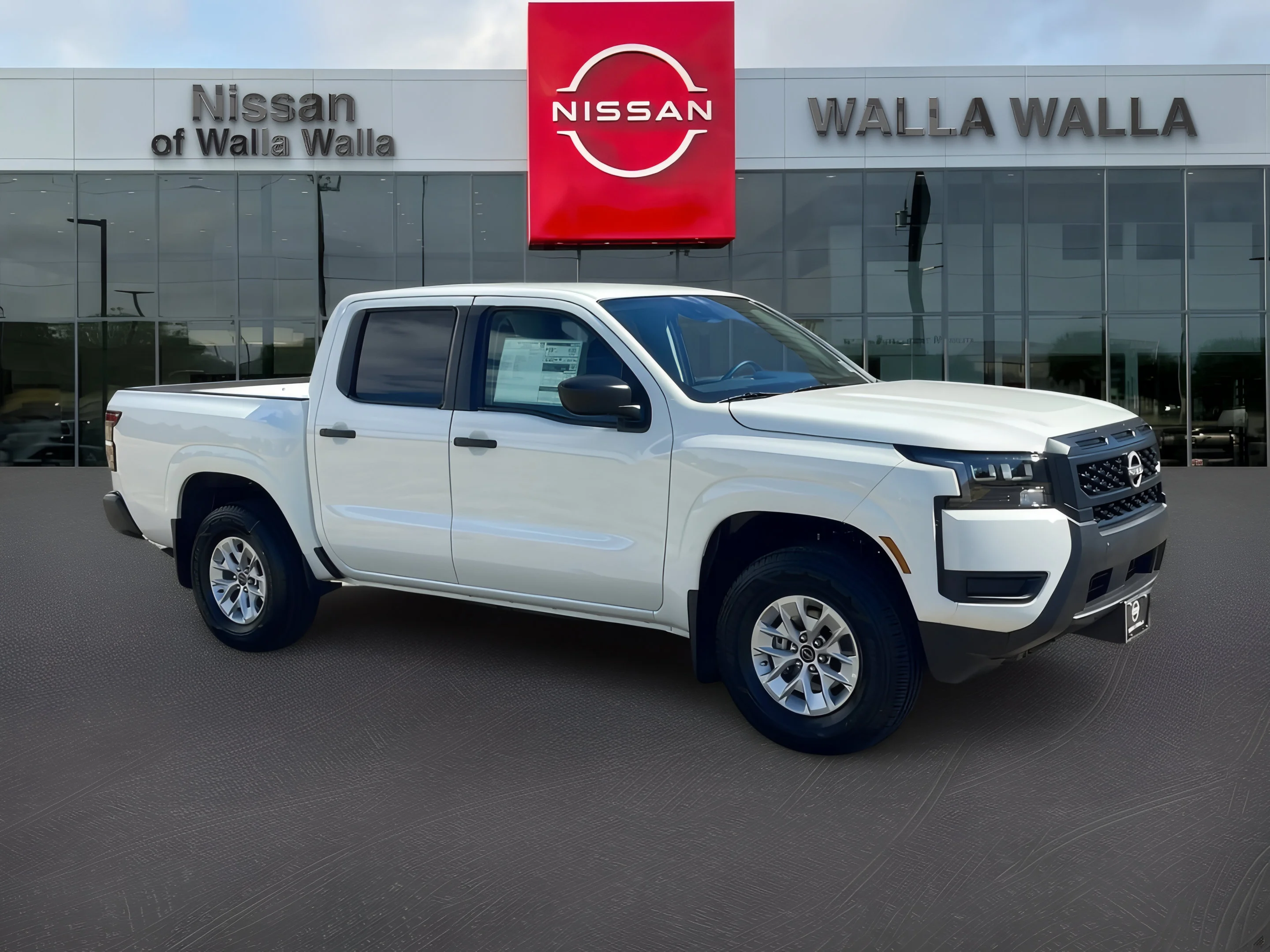 New 2026 Glacier White Nissan Crew Cab S image 1
