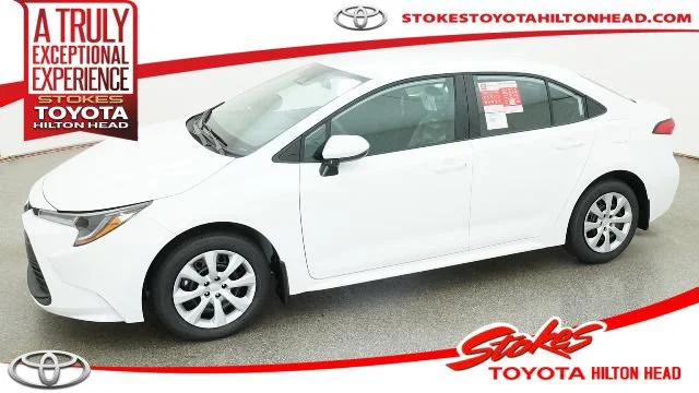 New 2026 White Toyota LE image 1