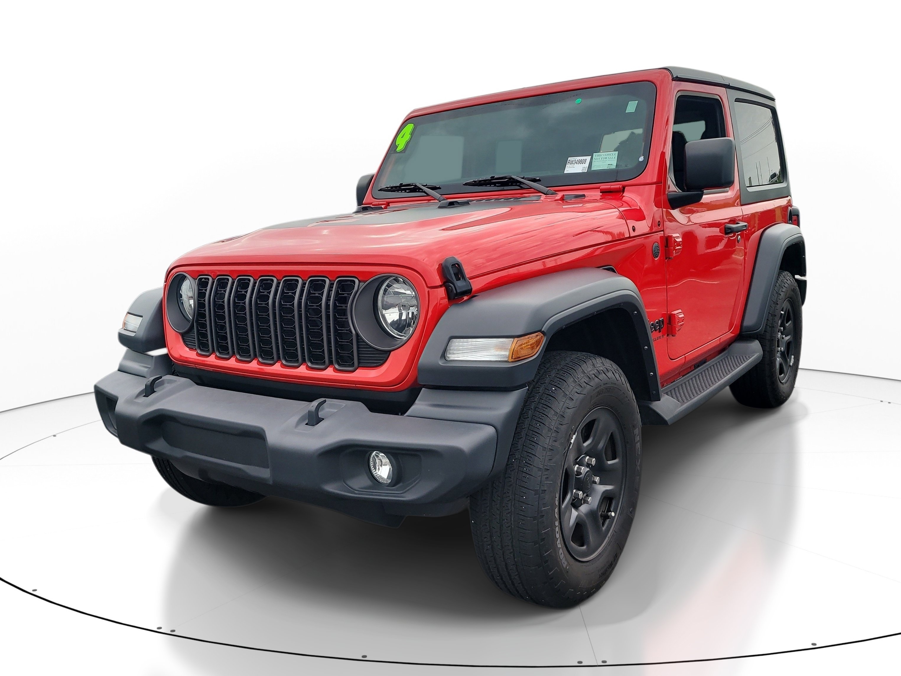 Used 2024 Firecracker Red Clearcoat Jeep Sport image 4