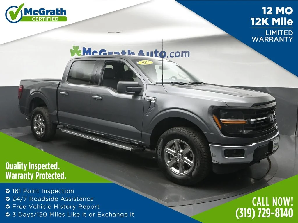 Certified Used 2025 Gray Ford XLT image 1