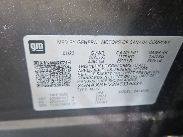 Used 2022 IRON GRAY METALLIC Chevrolet LT image 30