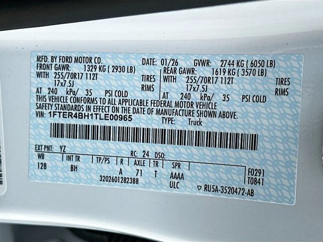 New 2026 Oxford White Ford XL image 19