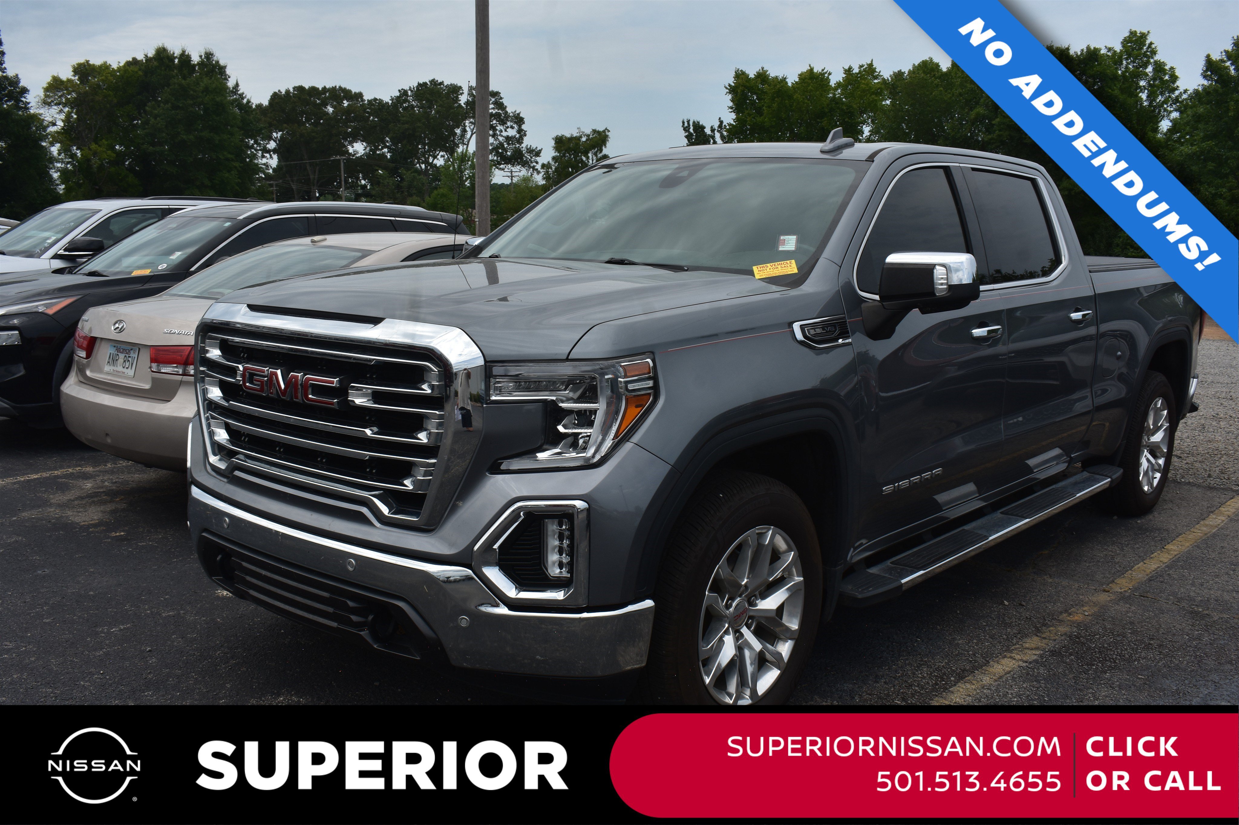 Used 2020 Satin Steel Metallic GMC SLT image 1