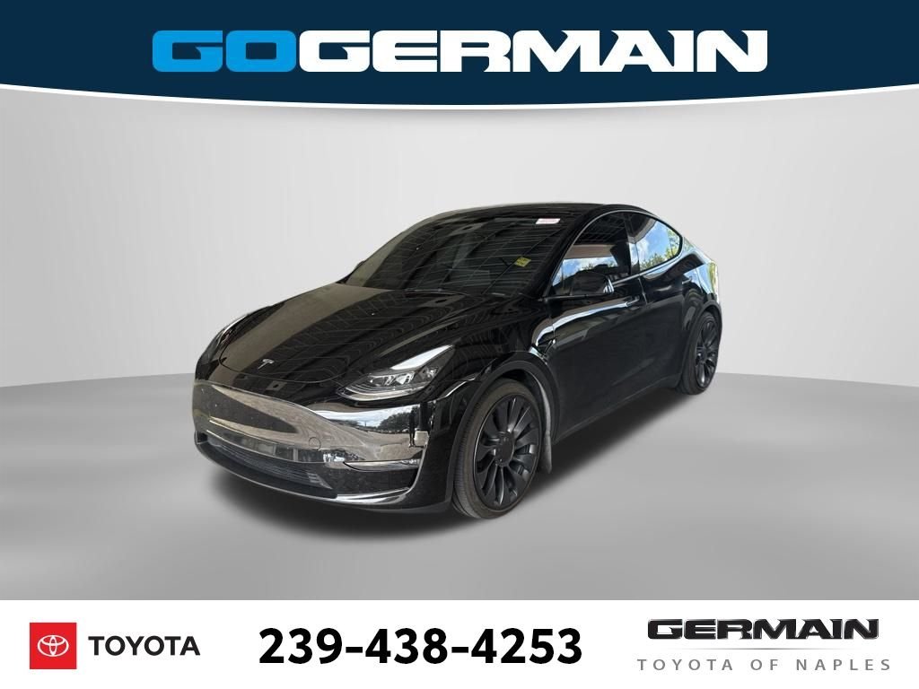 Used 2025 Black Tesla Performance image 1