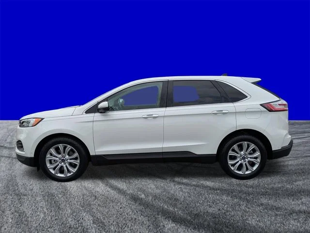 Certified Used 2020 White Metallic Ford Titanium image 7