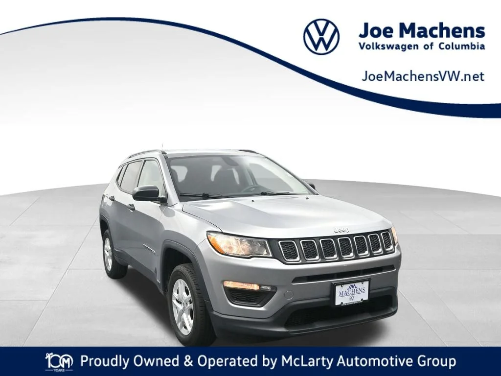 Used 2018 Silver Jeep Sport image 1