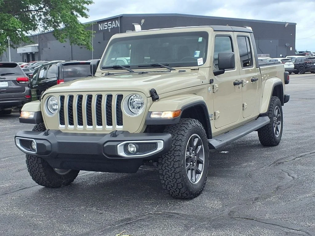 Certified Used 2020 Beige Jeep Overland image 2