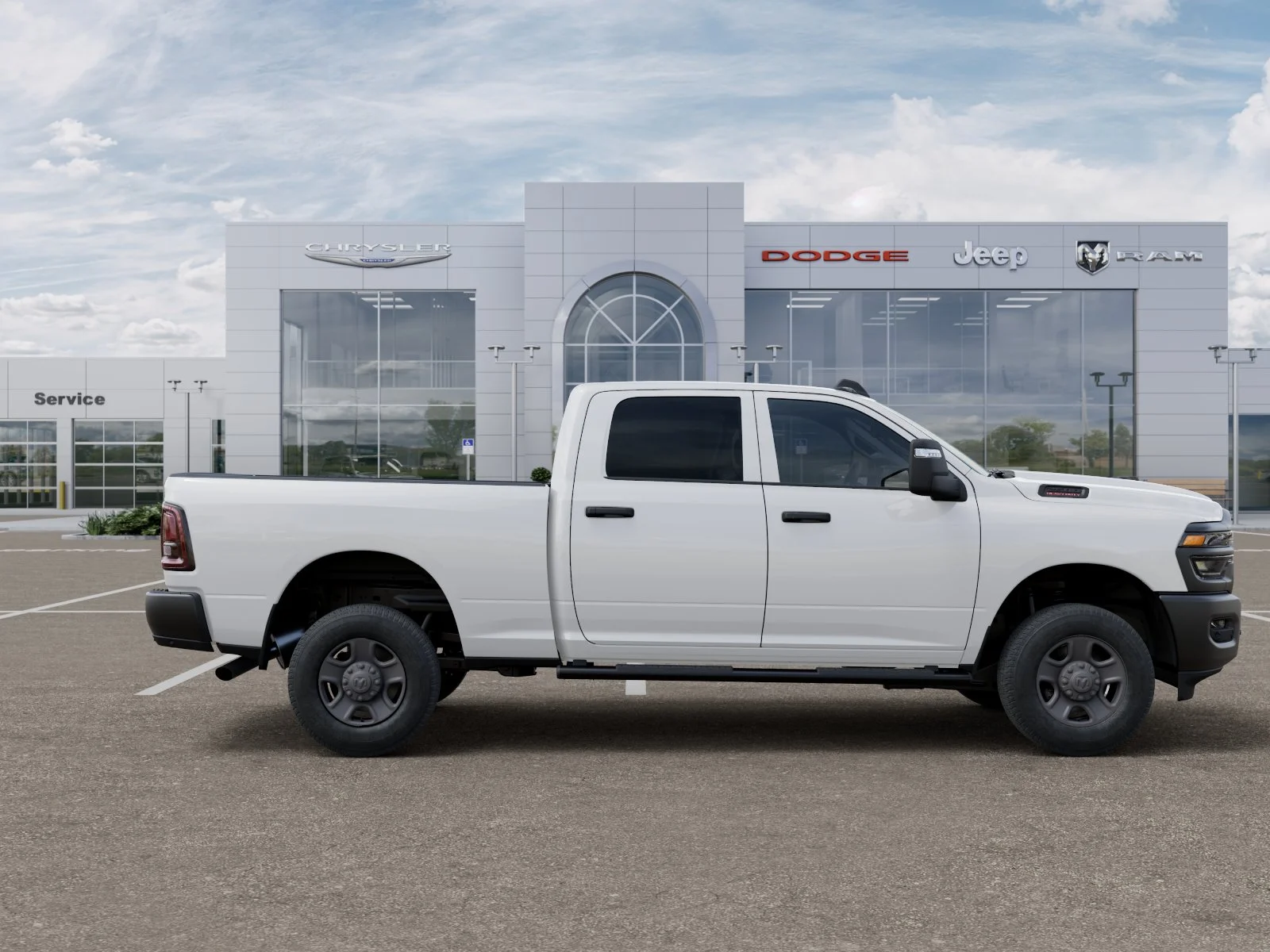 New 2026 Bright White Clear-Coat Exterior Paint RAM Tradesman image 49