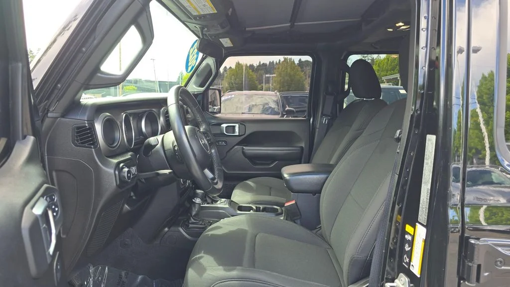 Used 2022 Black Clearcoat Jeep Unlimited Willys image 21