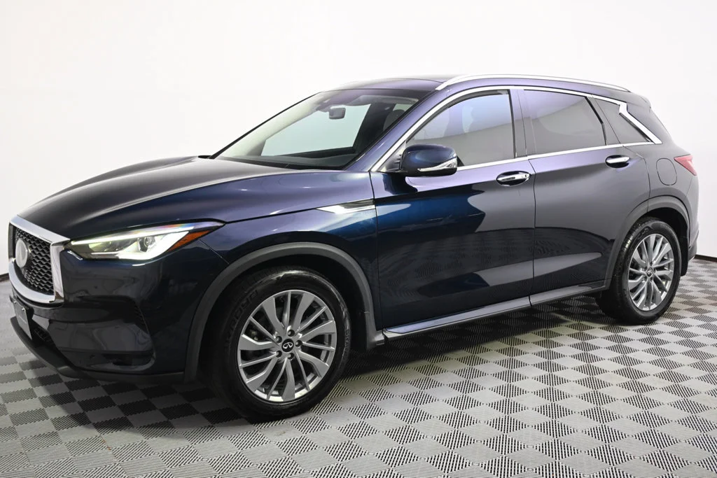 Used 2023 INFINITI QX50 Luxe with VIN 3PCAJ5BB4PF102250 for sale in Minneapolis, Minnesota