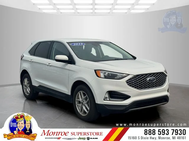 Certified Used 2023 White Ford SEL image 1