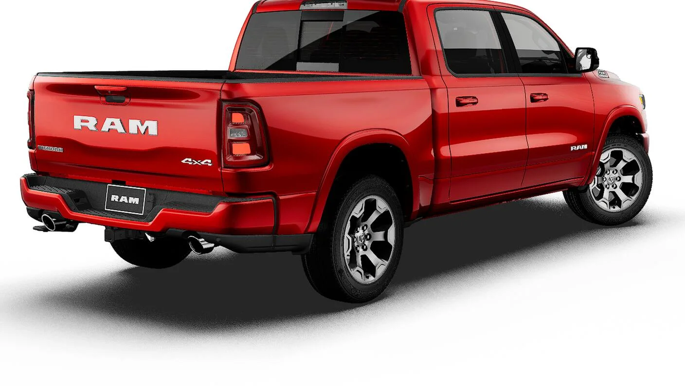 New 2027 Molten Red Pearl-Coat Exterior Paint RAM BIG HORN image 14