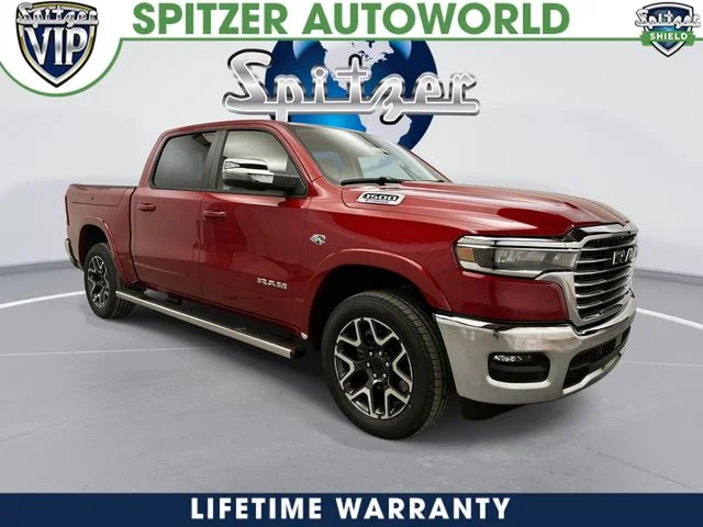 New 2026 Molten Red Pearl-Coat Exterior Paint RAM Laramie image 1