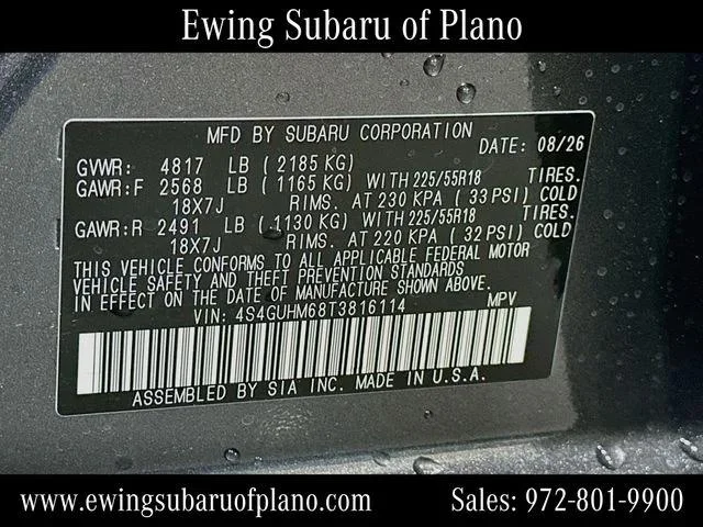 New 2026 MAGNETITE GRAY PEARL Subaru Limited image 32