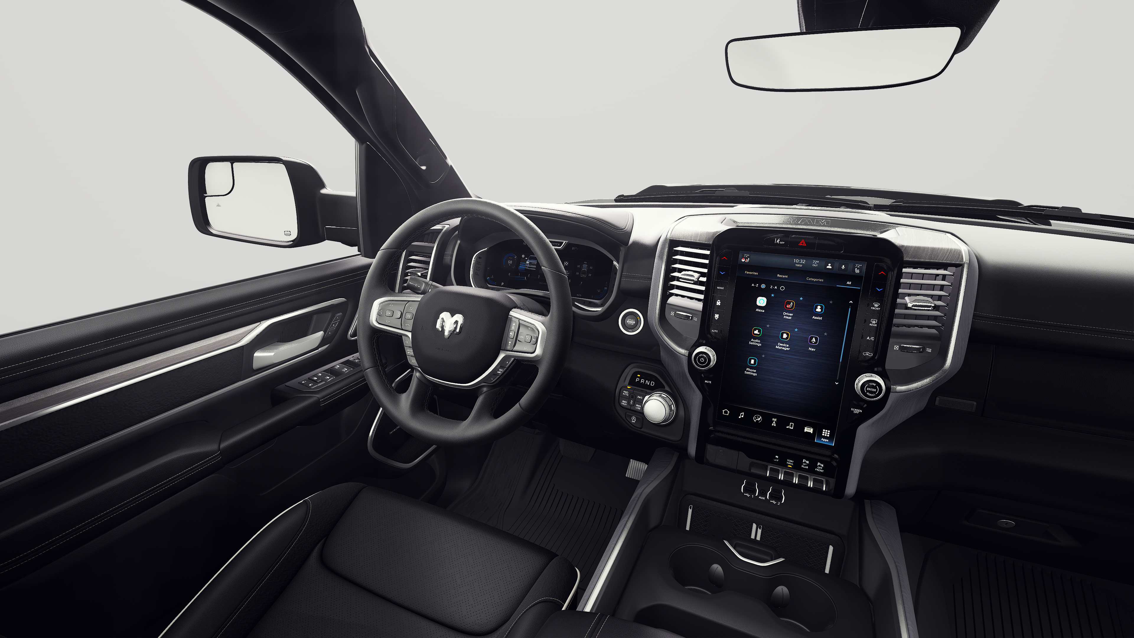 New 2027 Diamond Black Crystal Pearl-Coat Exterior Paint RAM LARAMIE image 8