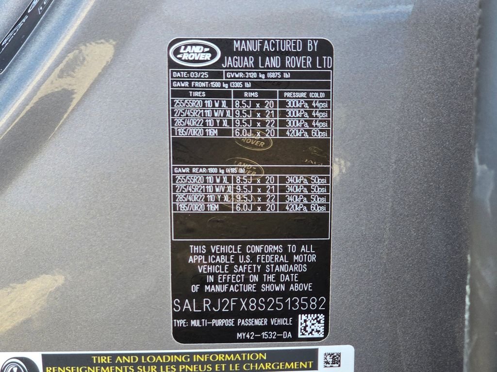 Certified Used 2025 Gray Land Rover S image 37