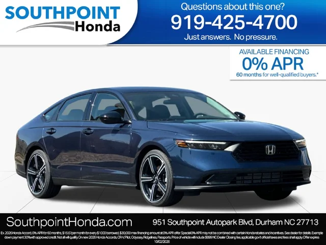 2026 Honda Accord SE