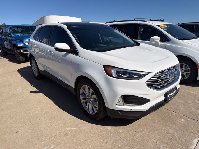 Used 2022 White Ford Titanium image 1