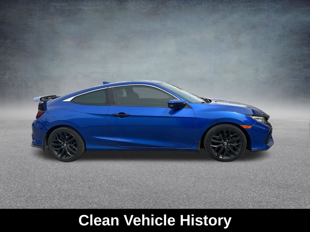 Used 2020 Aegean Blue Metallic Honda Si image 6