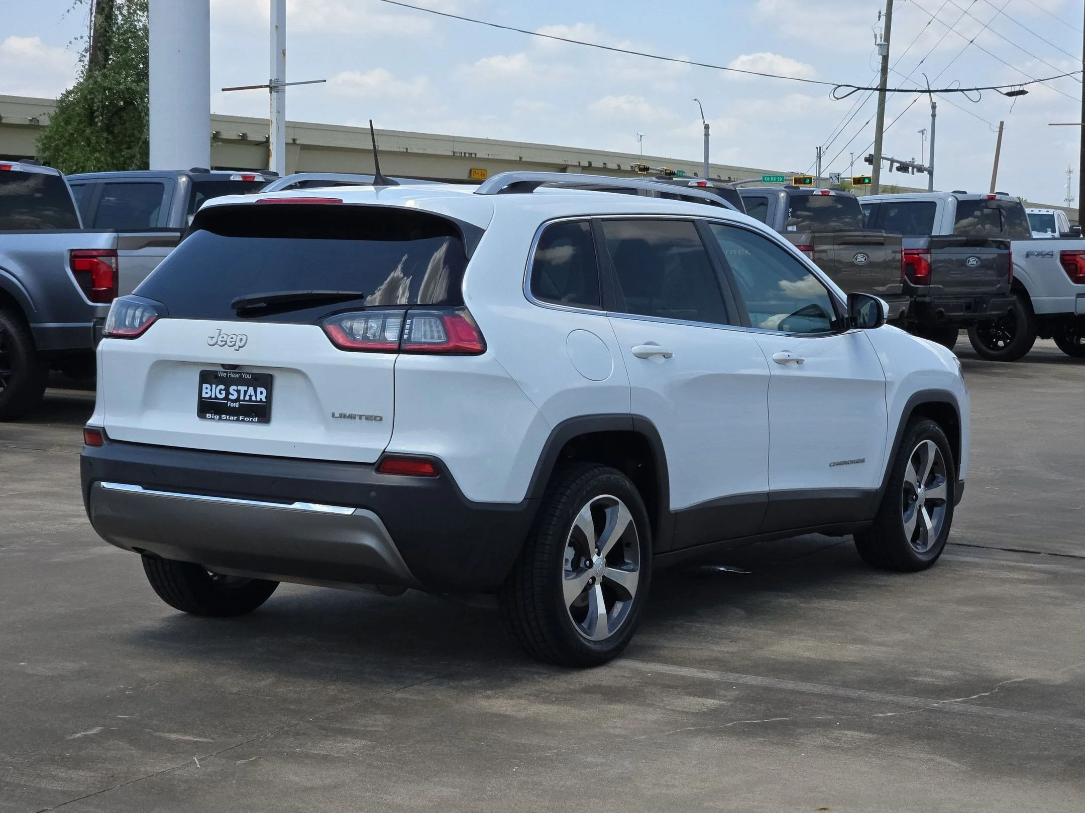 Certified Used 2020 Bright White Clearcoat Jeep Limited image 3