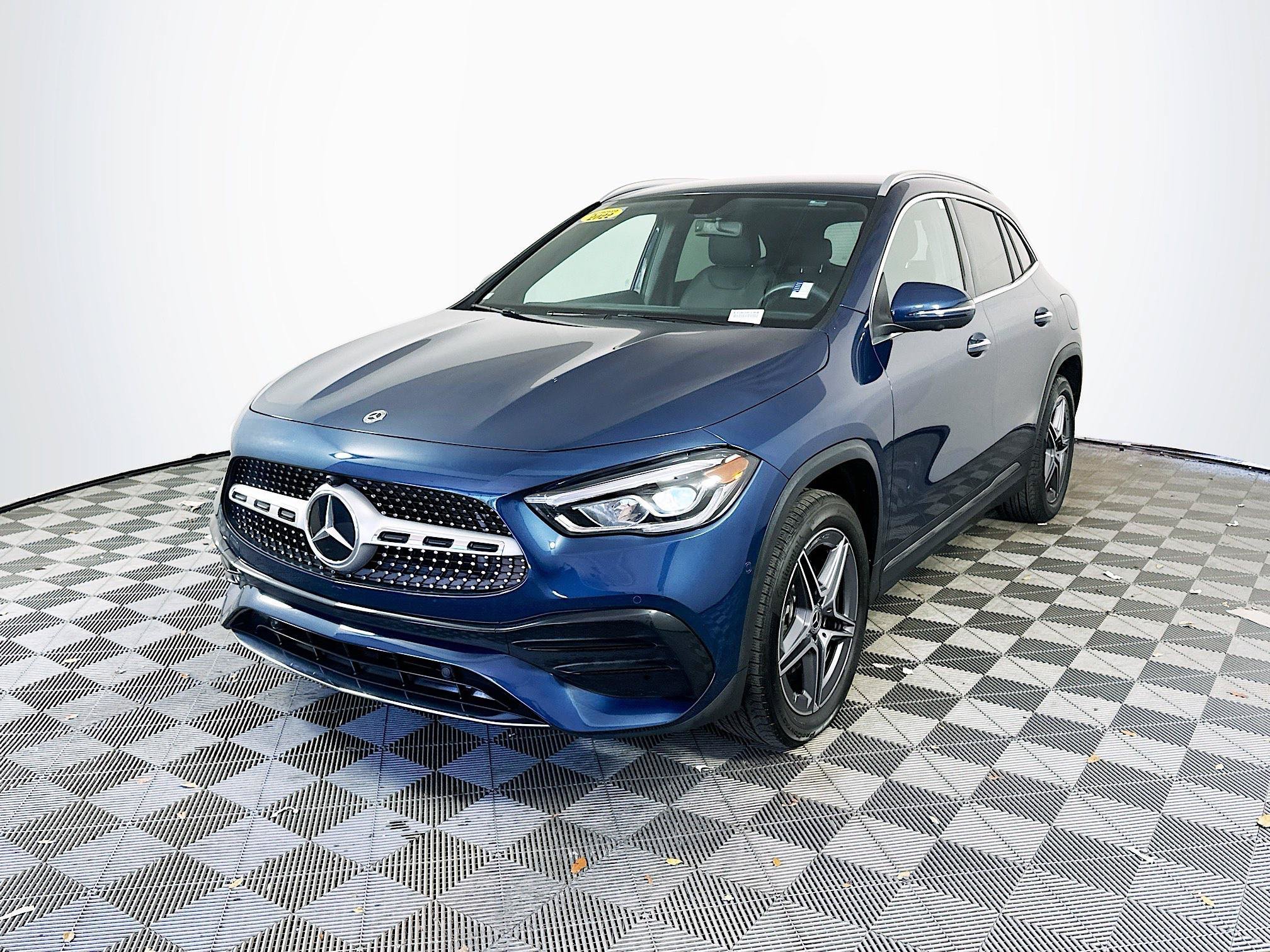 Used 2022 Denim Blue Metallic Mercedes-Benz GLA 250 image 3