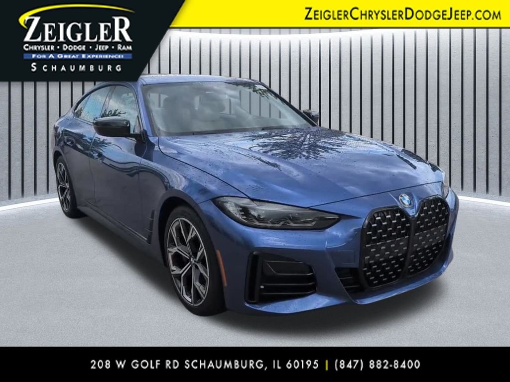 Used 2023 Blue BMW 430i Gran Coupe image 1