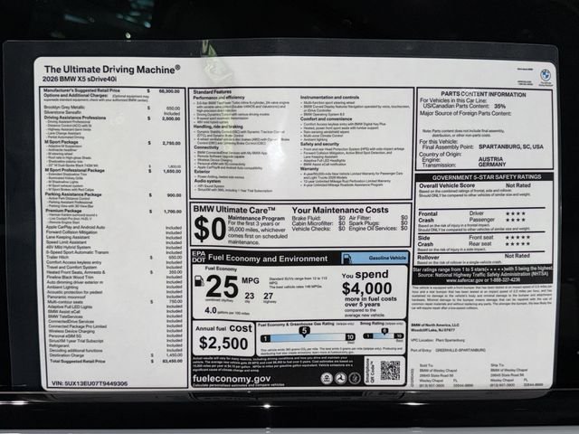 New 2026 Brooklyn Grey Metallic BMW sDrive40i image 26