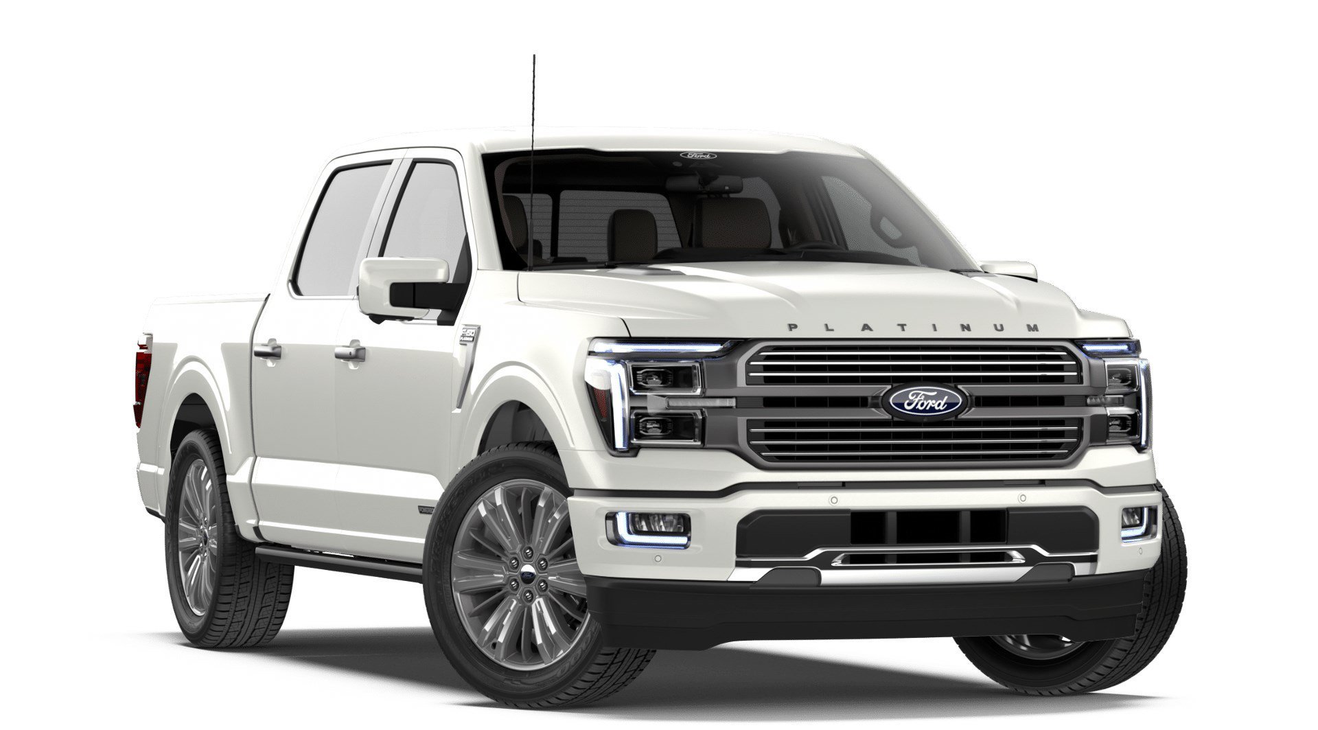 New 2026 Star White Metallic Tri-Coat Ford Platinum image 4