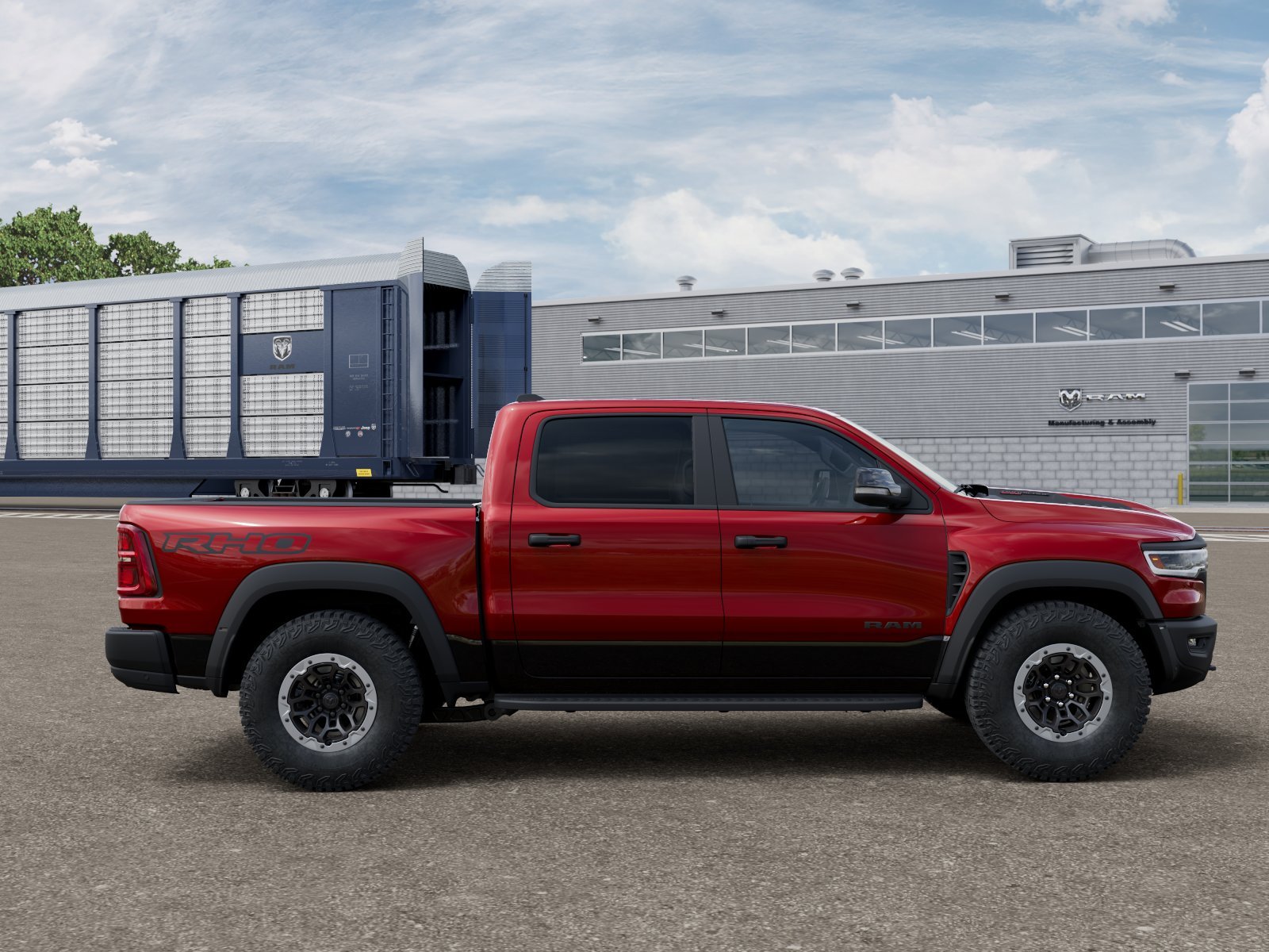 New 2026 Molten Red Pearl-Coat Exterior Paint RAM RHO image 21