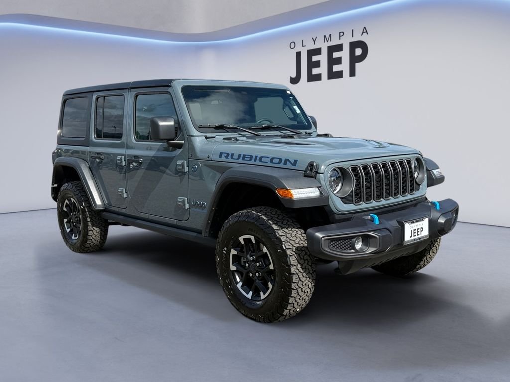 Used 2025 Gray Jeep Rubicon 4xe image 8