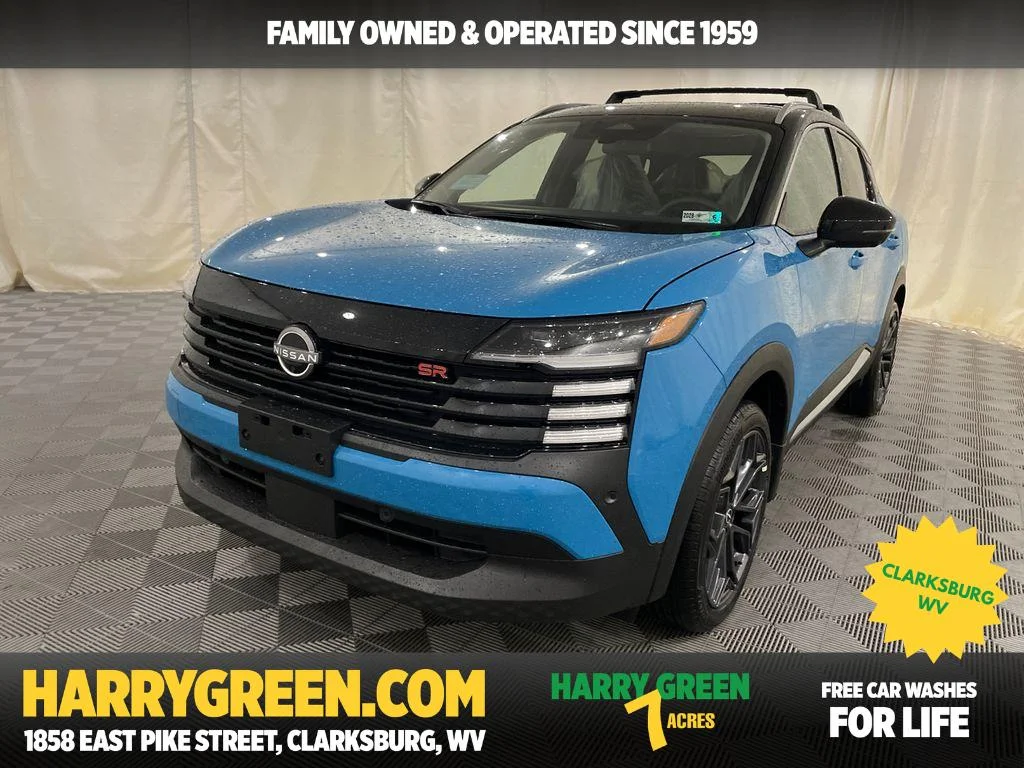 New 2026 Arctic Ice Blue Metallic / Super Black Two-tone Nissan SR image 1