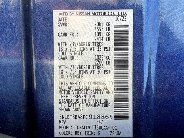 Used 2023 Blue Nissan SV image 20