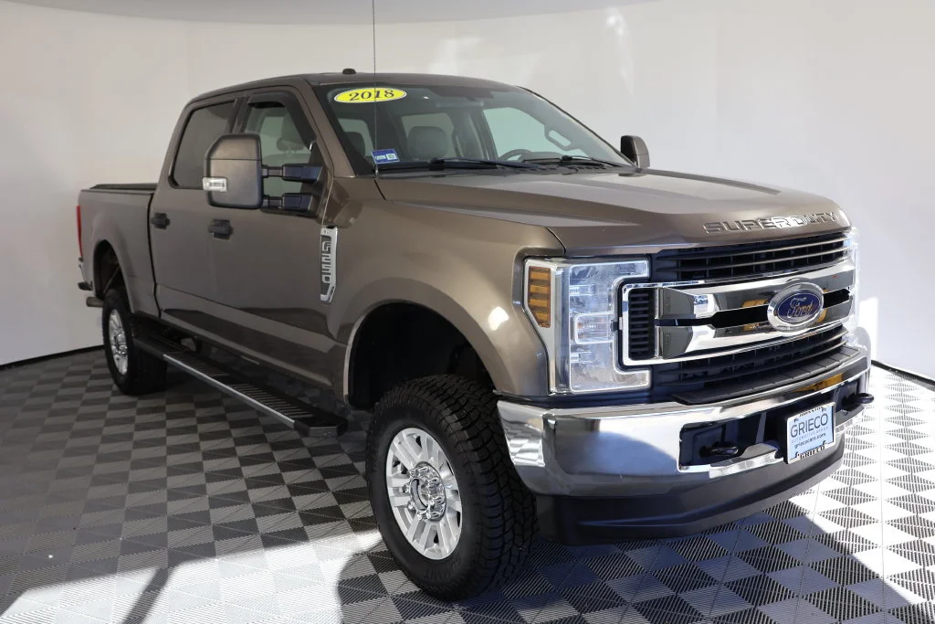 Used 2018 Stone Gray Metallic Ford XLT image 1