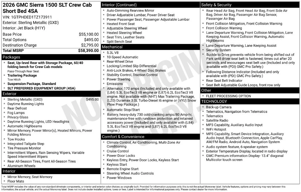 Used 2026 Silver GMC SLT image 33