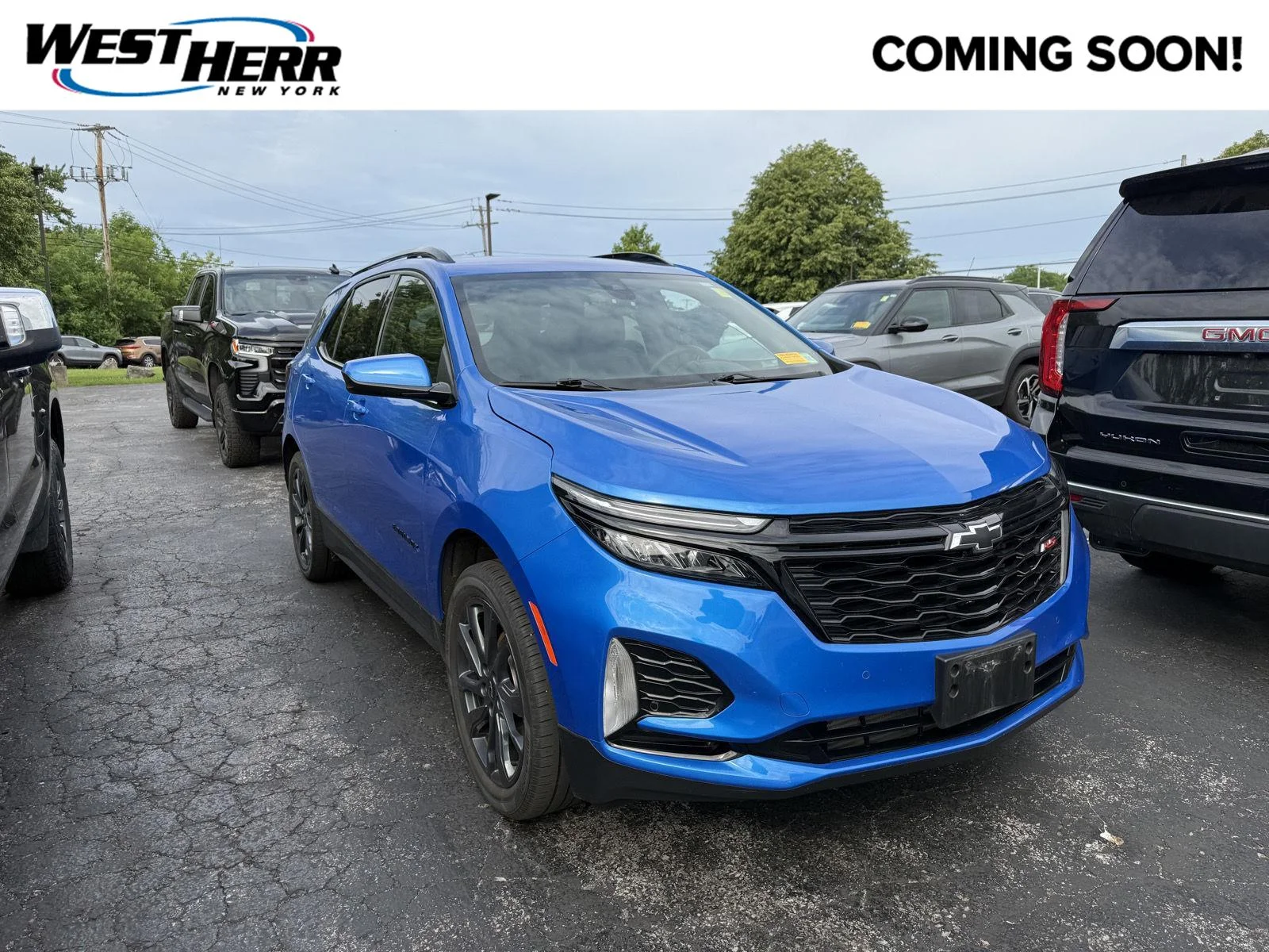 Used 2024 Riptide Blue Metallic Chevrolet RS image 1