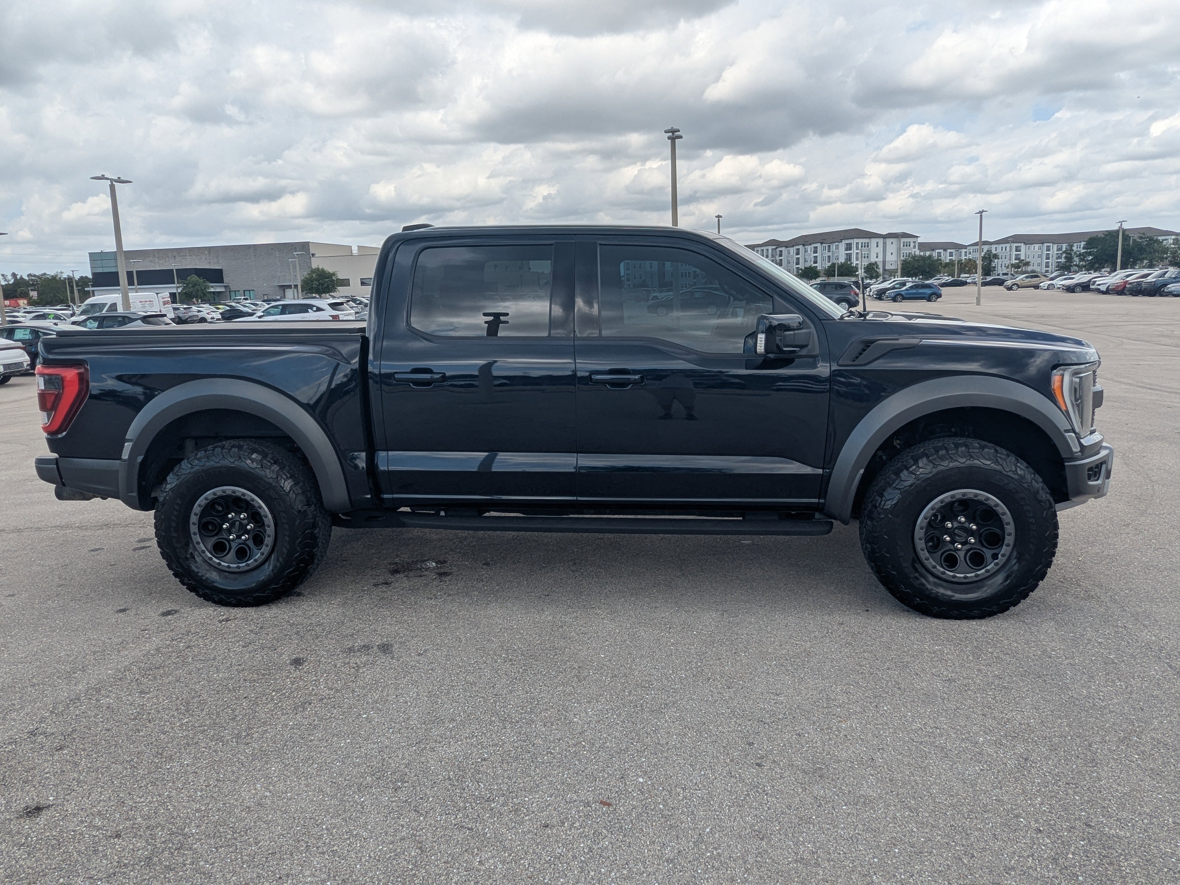 Used 2021 Antimatter Blue Metallic Ford Raptor image 4